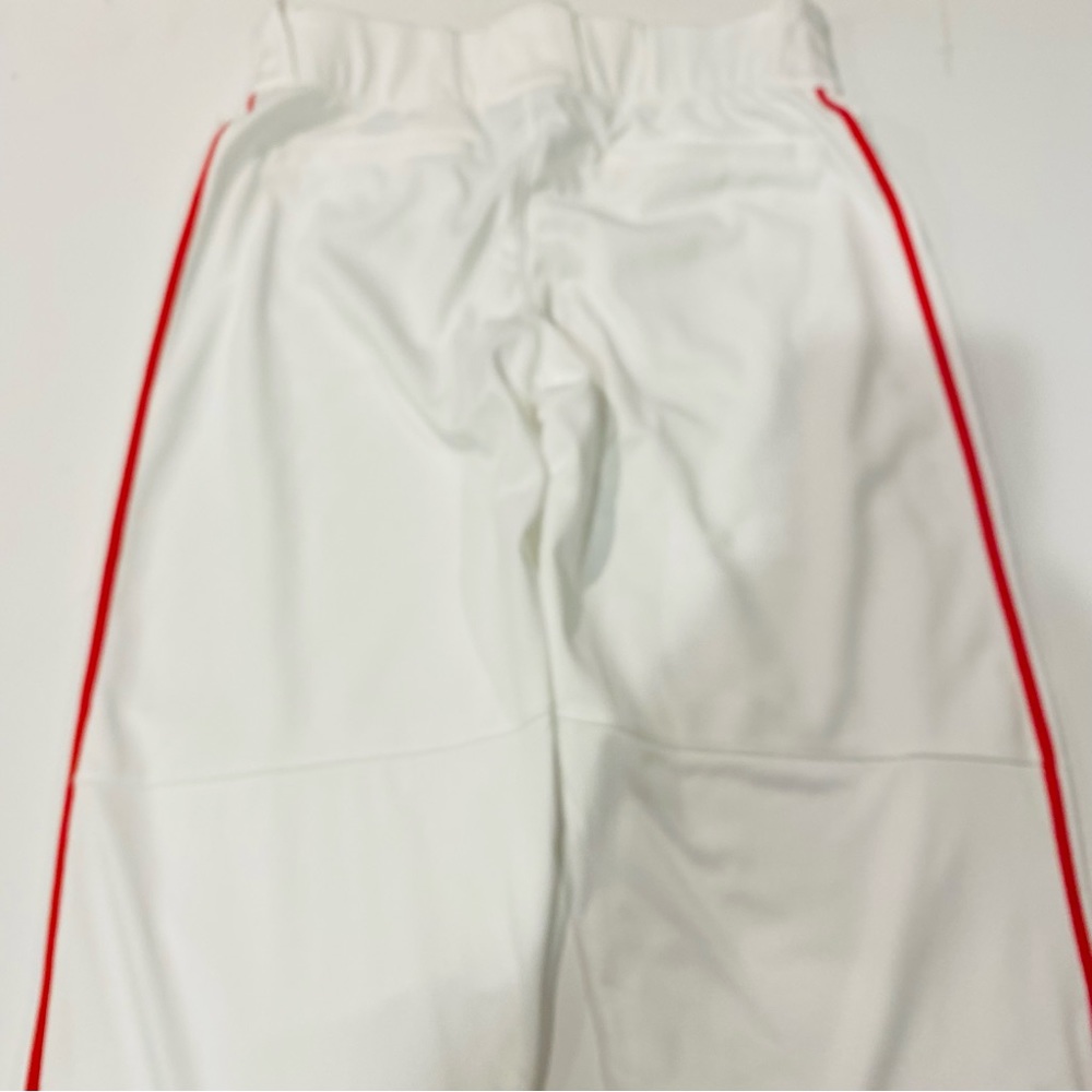 Nike Boys' Vapor Select Piped Baseball Pants White Red BQ6443-103 Size Small - Picture 6 of 11